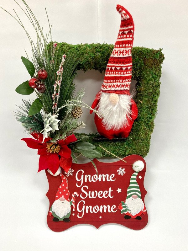 Gnome Sweet Gnome Wreath