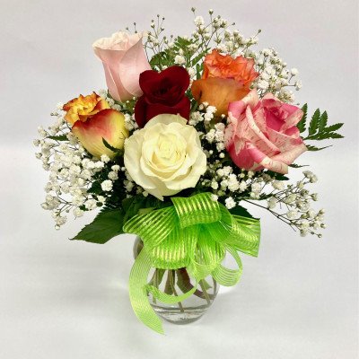 Half Dozen Roses Mix Colors