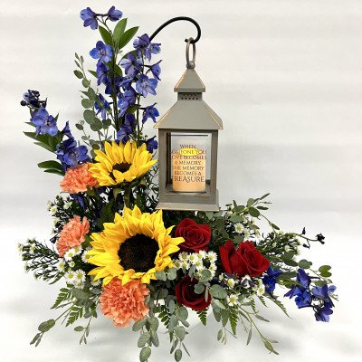 Sympathy Lantern Arrangement